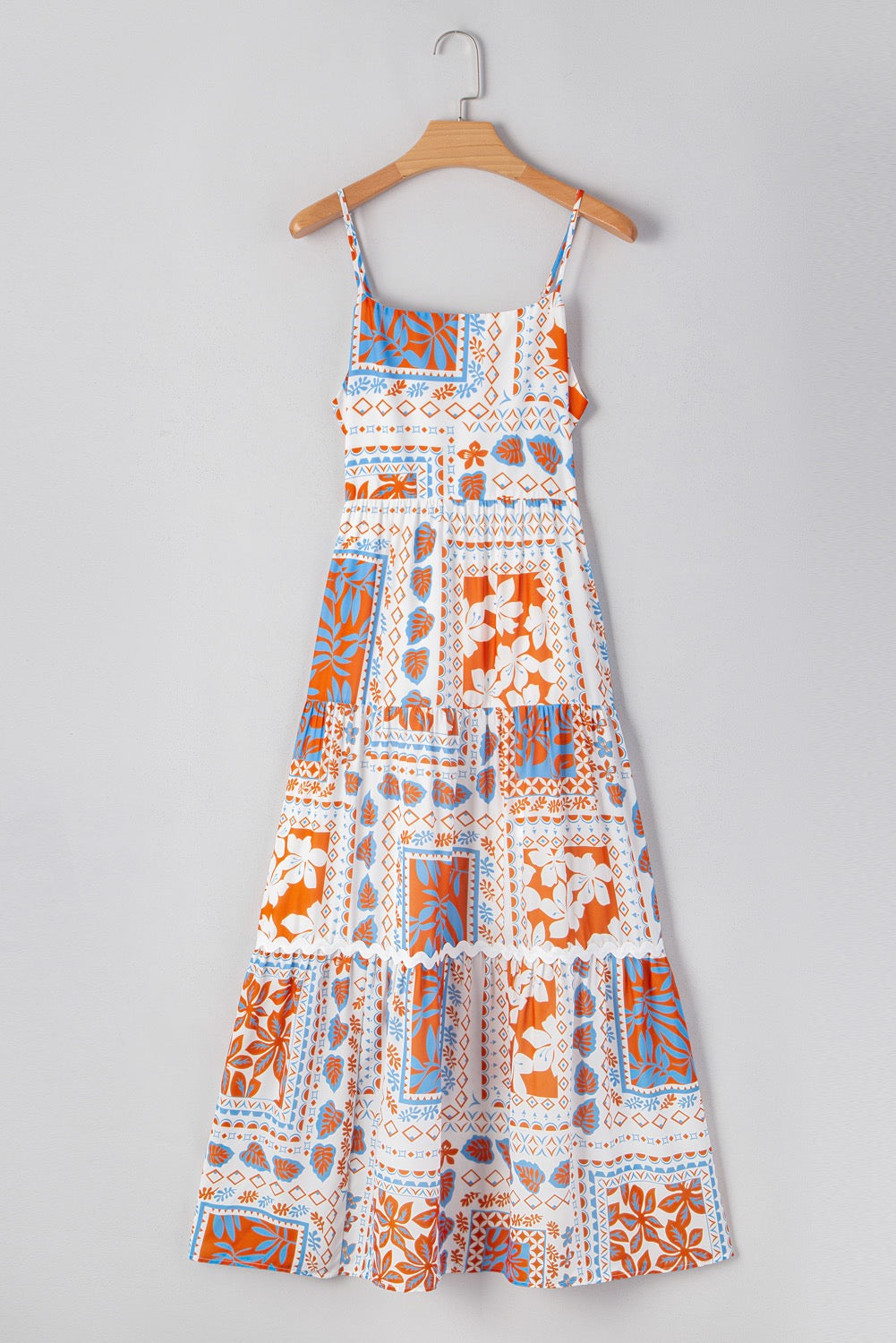 Orange Floral Tank Maxi RTS