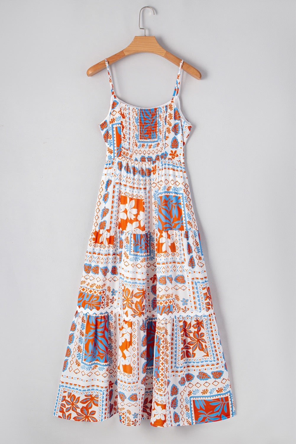 Orange Floral Tank Maxi RTS