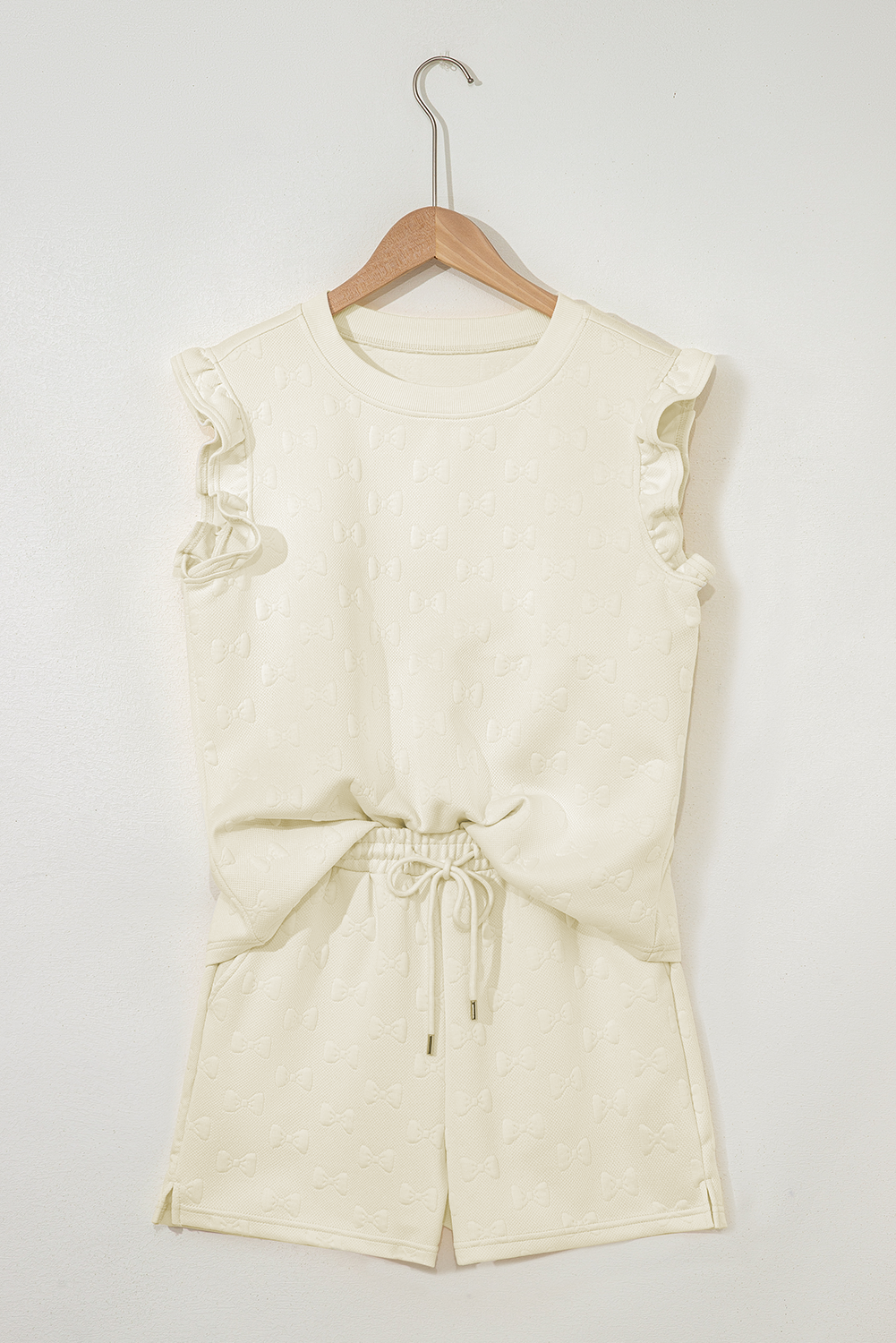 Bow Ruffle Sleeve Set RTS